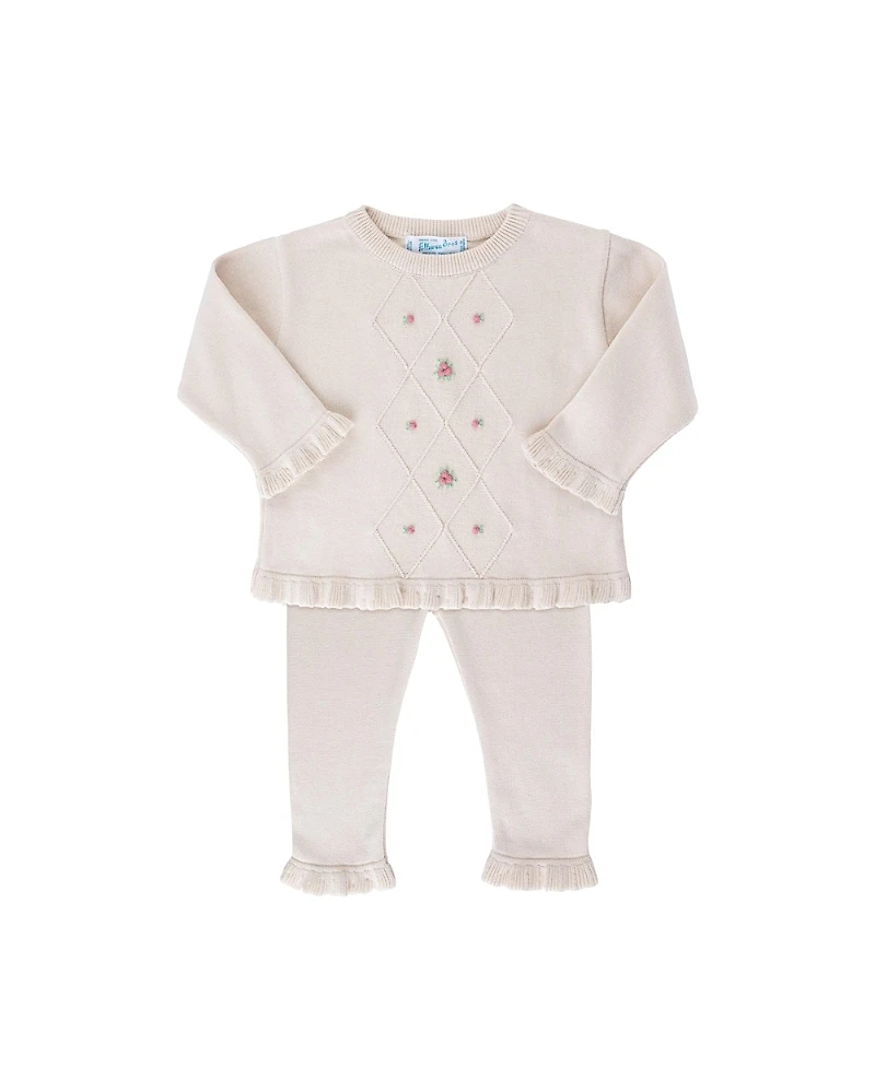 Feltman Brothers Girls' Rosebud Knit Set - Baby, Little Kid