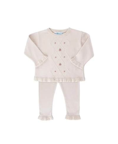 Feltman Brothers Girls' Rosebud Knit Set - Baby, Little Kid