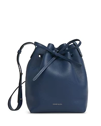 Mini Leather Bucket Bag