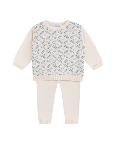 Feltman Brothers Girls' Floral Vine Jacquard Knit Set - Baby, Little Kid