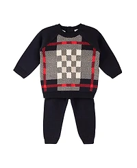 Feltman Brothers Boys' Plaid Sweater Set - Baby, Little Kid