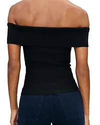 Off-the-Shoulder Instasculpt™ Rib Top