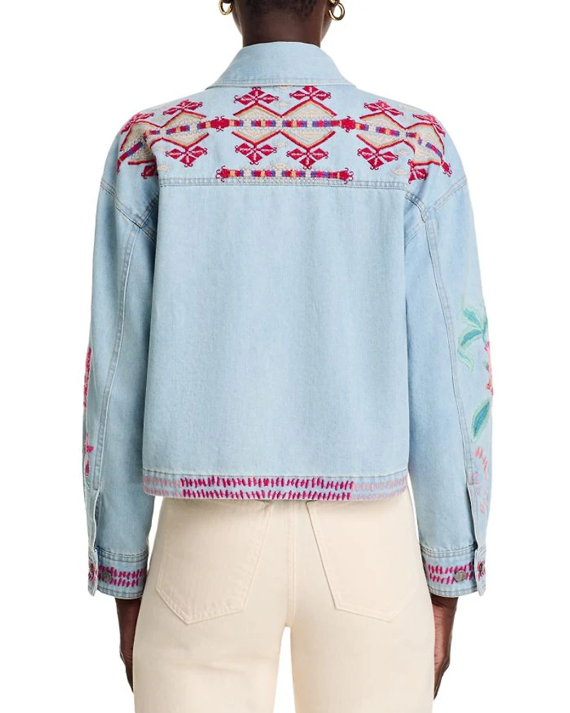 Talulla Cropped Denim Jacket