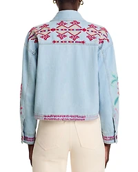 Talulla Cropped Denim Jacket