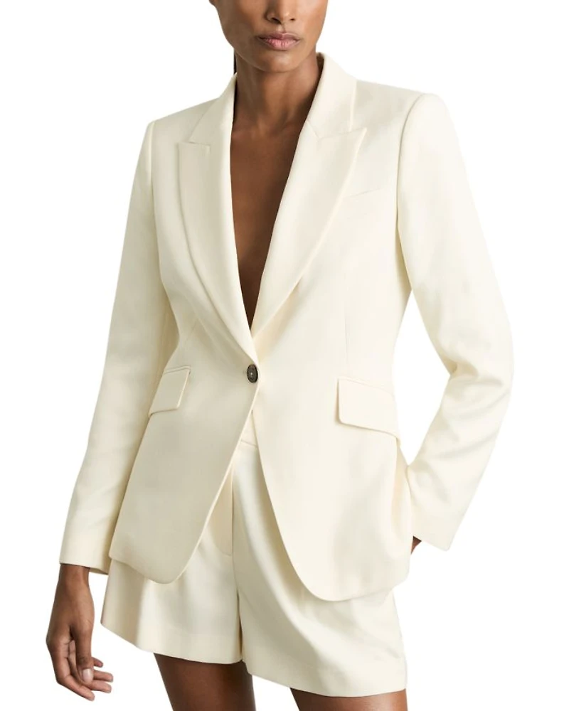 Petite Single Breasted Tailored Blazer