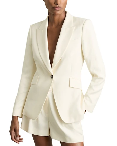 Petite Single Breasted Tailored Blazer