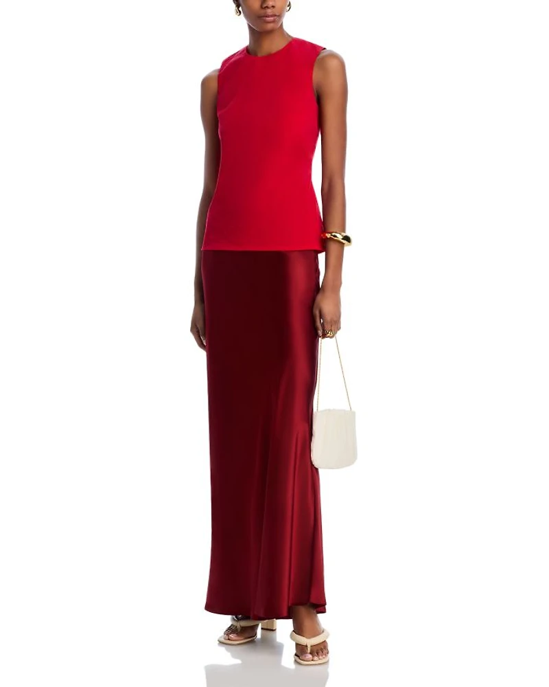 Silk Maxi Skirt