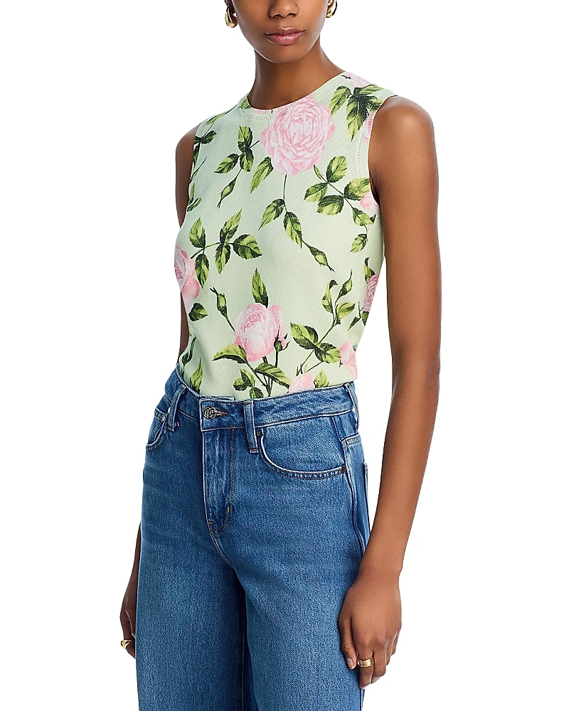 Oscar de la Renta English Roses Tank