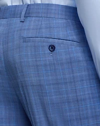 Star USA Plaid Slim Fit Suit Pants