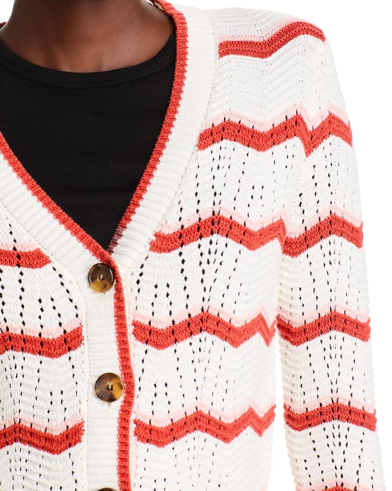 Ansonia V Neck Cardigan Sweater