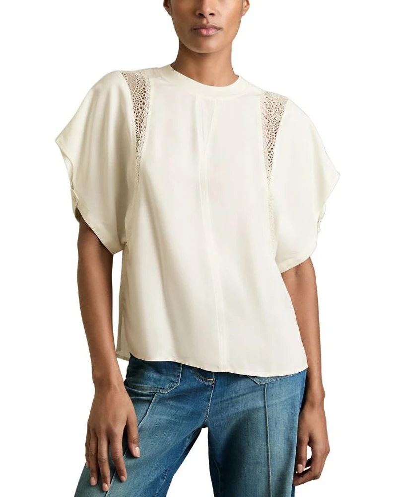 Harlowe Lace Inset Tee