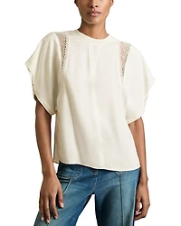 Harlowe Lace Inset Tee