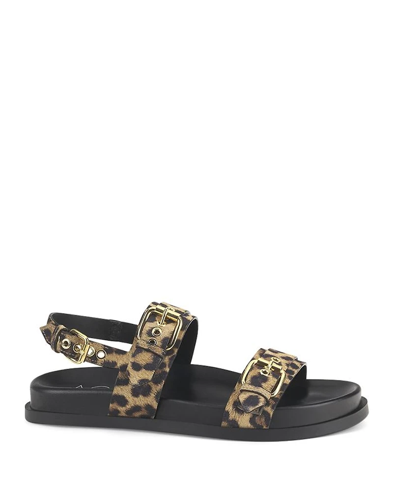 Women's Cristina Calf Hair Printed Sandals