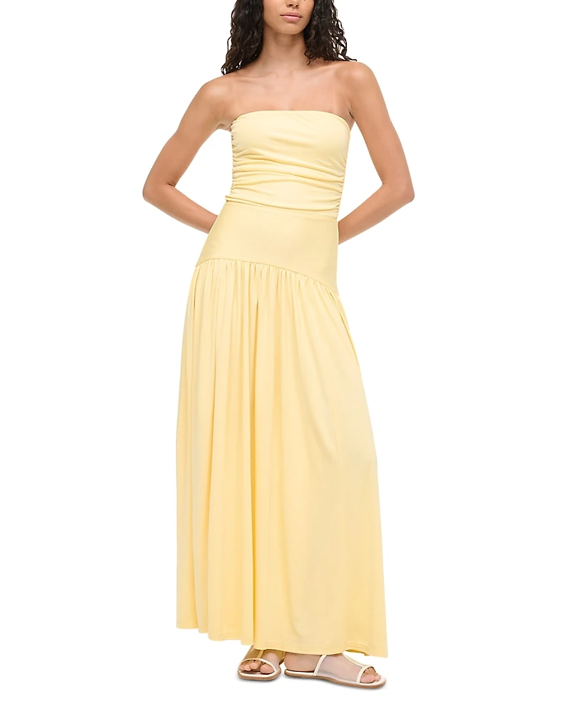 Staud Mariana Strapless Dress