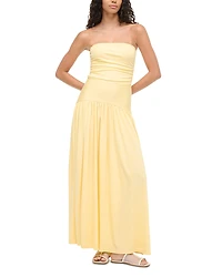 Staud Mariana Strapless Dress