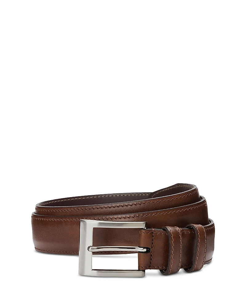 Allen Edmonds Men's Wide Basic Leather Dress Belt