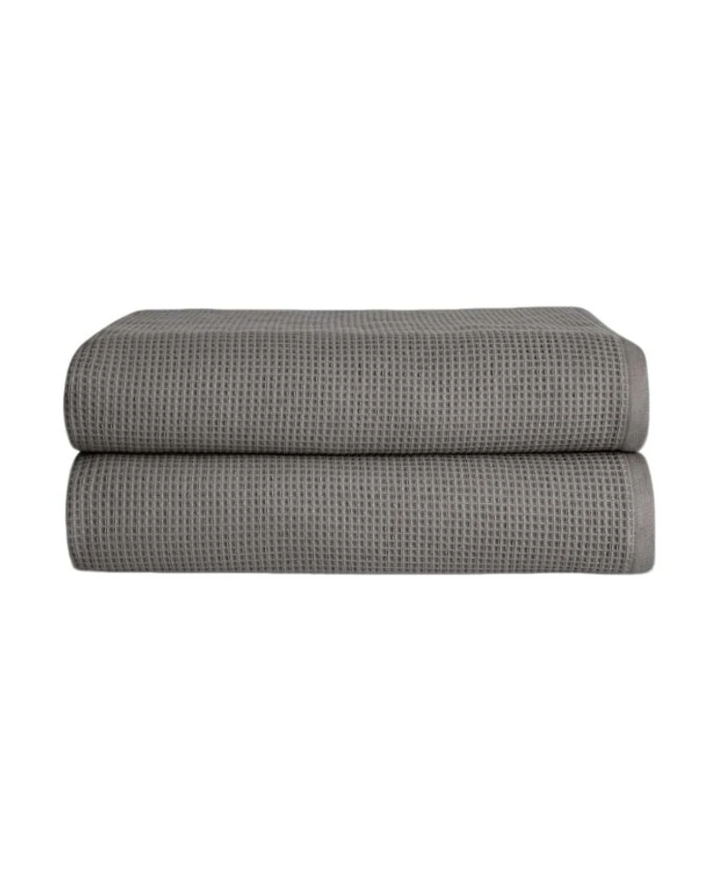 Waffle Bath Sheets, Set of 2
