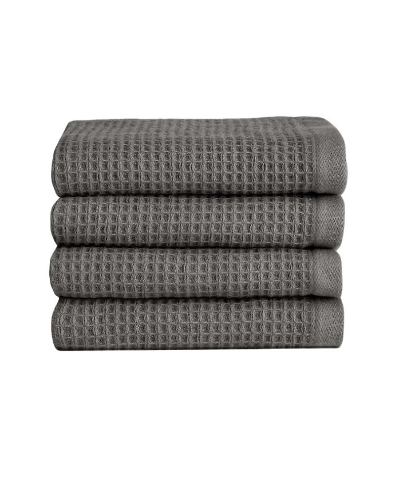 Waffle Washcloths, Set of 4