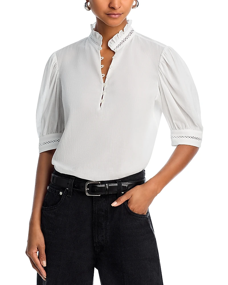 Frame The Ruffle Collar Top