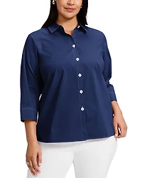 Foxcroft Plus Kelly Stretch Shirt