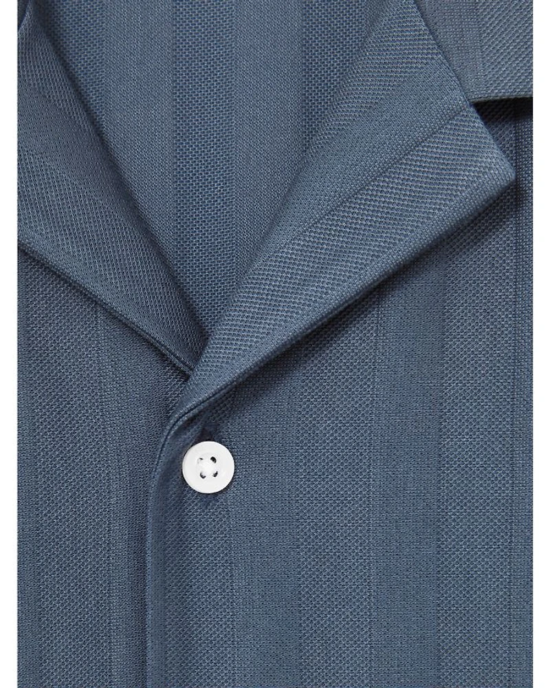 Textured Camp Shirt