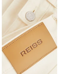 Rathbone Cropped Relaxed Fit Jeans White