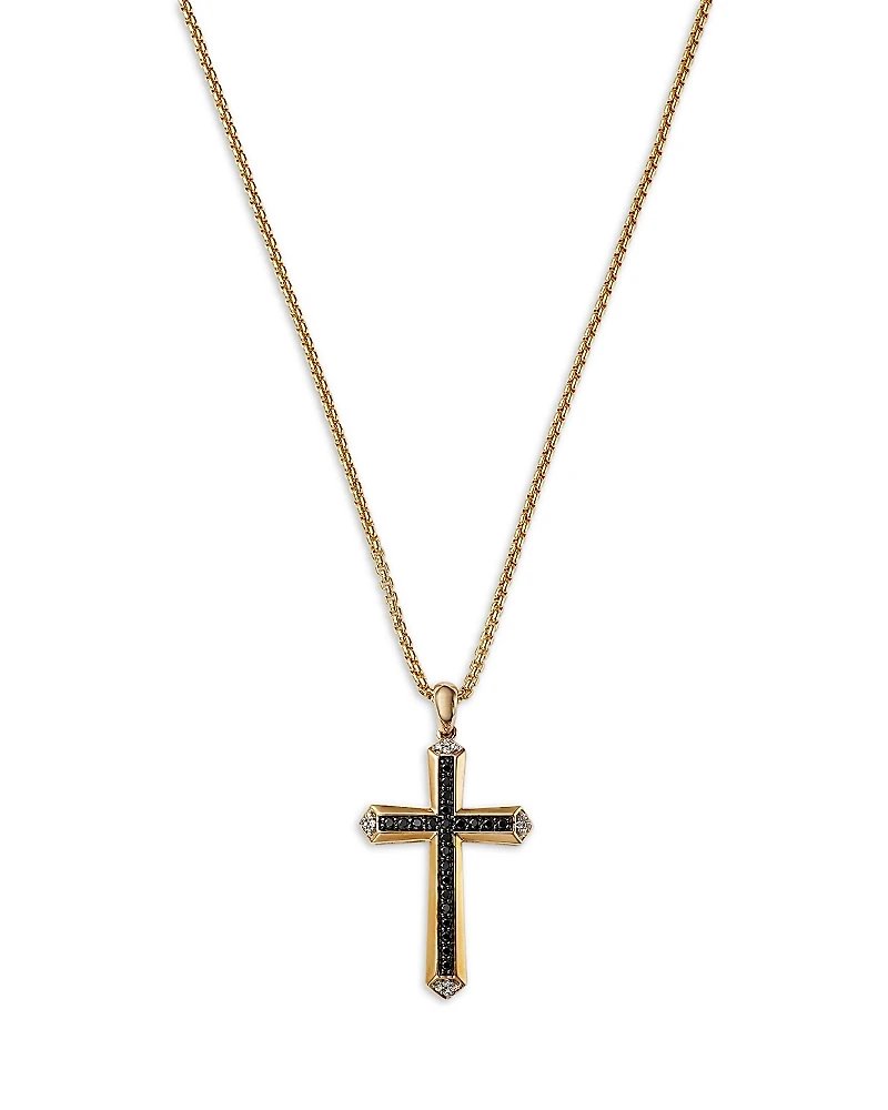 Bloomingdale's Fine Collection Men's Diamond Cross Pendant Necklace