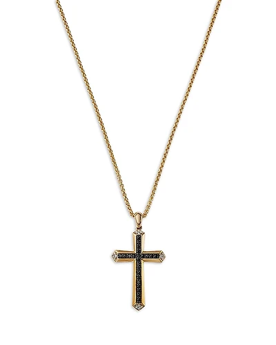 Bloomingdale's Fine Collection Men's Diamond Cross Pendant Necklace