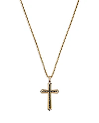Bloomingdale's Fine Collection Men's Diamond Cross Pendant Necklace