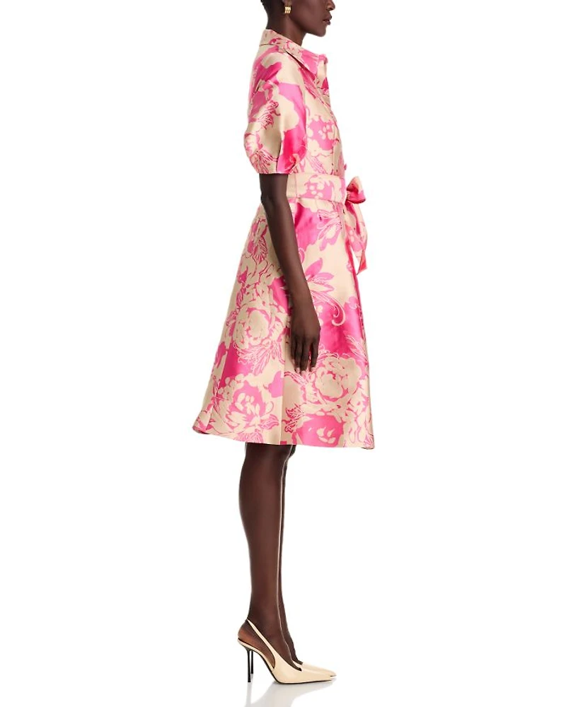 Floral Embossed Dress