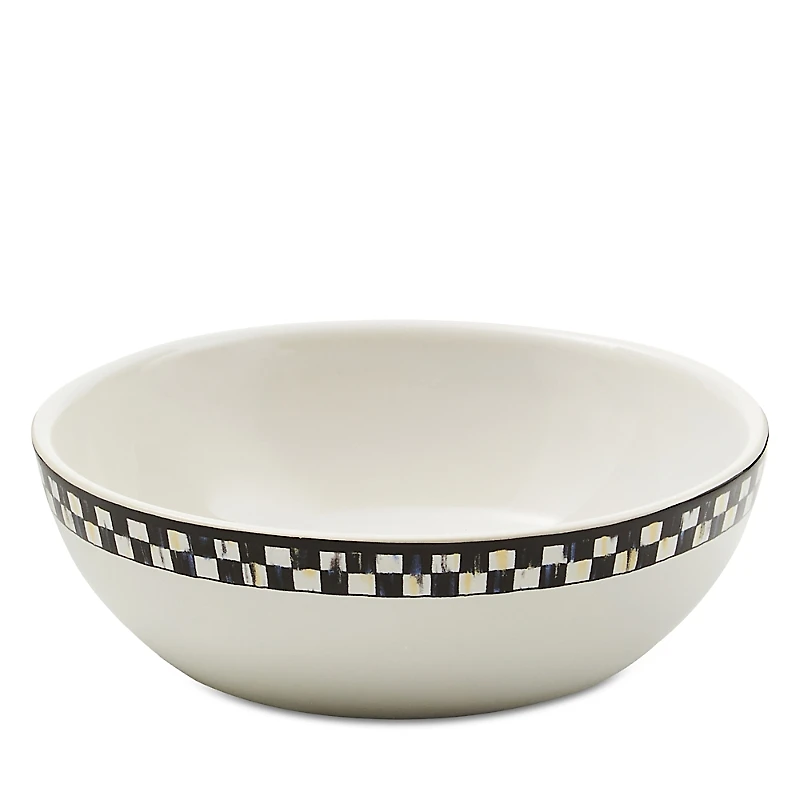 Mackenzie-Childs Courtly Check Everyday Bowls, Set of 4