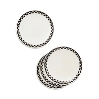 Mackenzie-Childs Courtly Check Everyday Small Plates, Set of 4