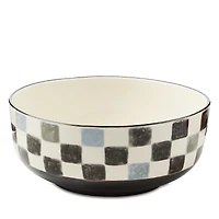 Mackenzie-Childs Check Serving Bowl