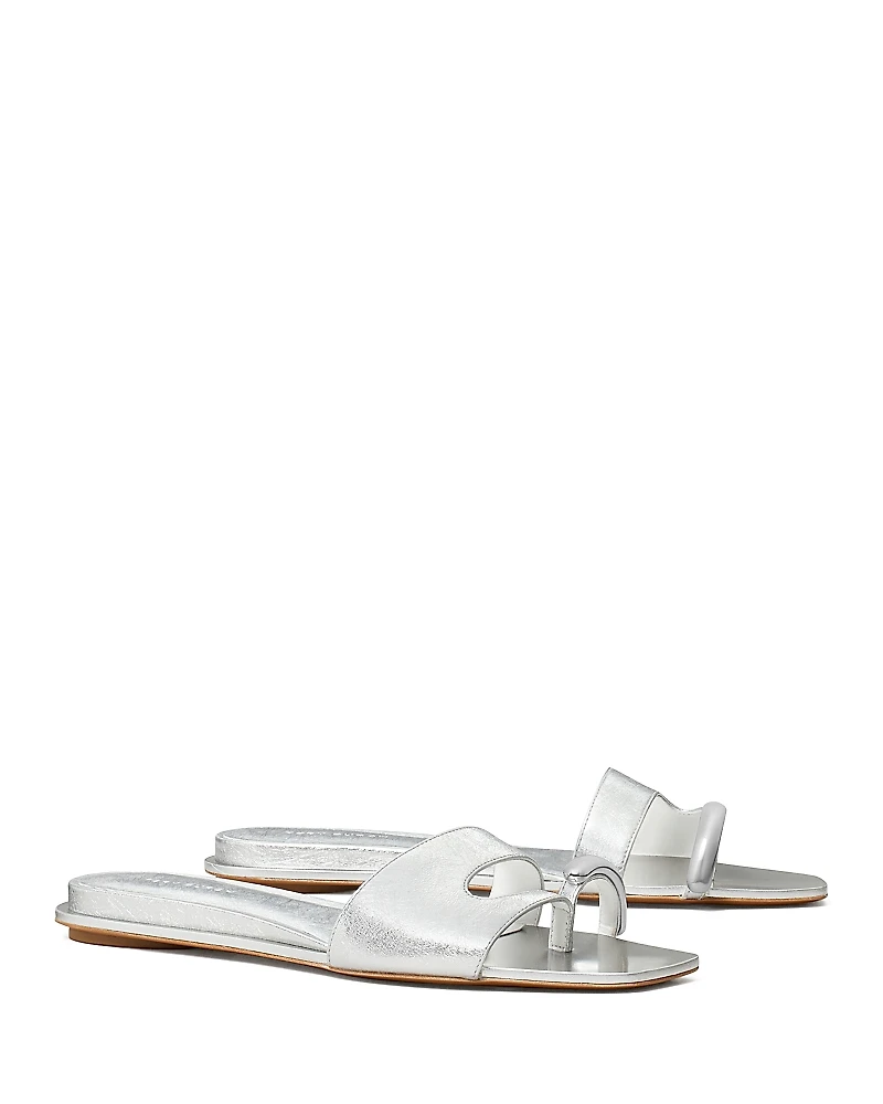 Tory Burch Women's Pierced Slide Sandals