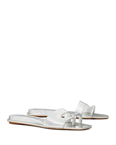 Tory Burch Women's Pierced Slide Sandals