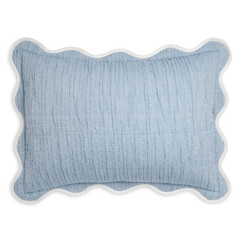Floral Scalloped Reversible Quilt Set - Exclusive