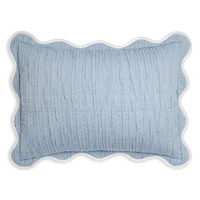 Floral Scalloped Reversible Quilt Set - Exclusive