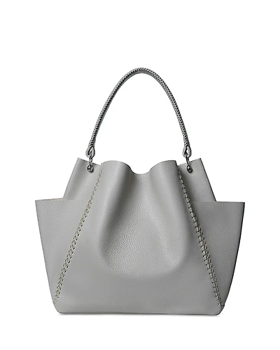 Callista Shoulder Bag Oat Grained Leather