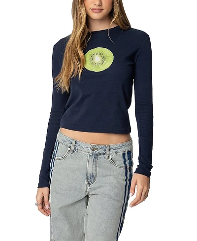 Edikted Kiwi Long Sleeve Top