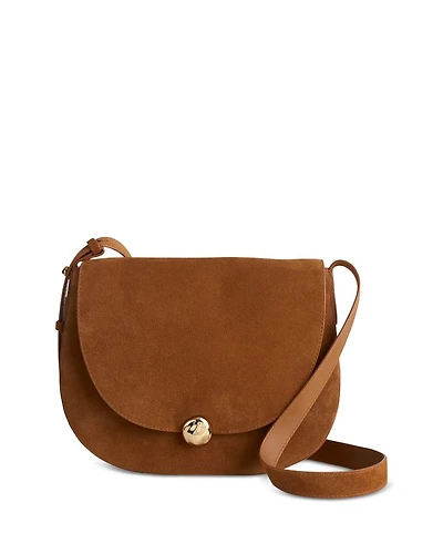 The Dakota Large Suede Saddle Bag