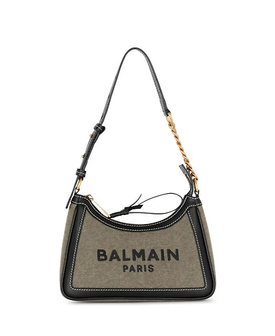 Women's B-Army Canvas Bag with Leather inserts