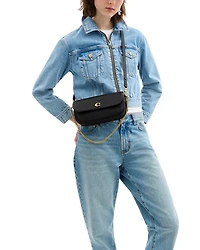 Brook Flap Small Leather Chain Bag
