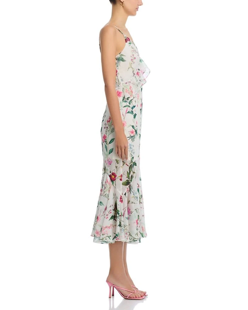 Ruffled Midi Dress