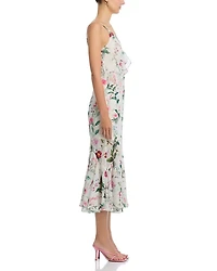 Ruffled Midi Dress