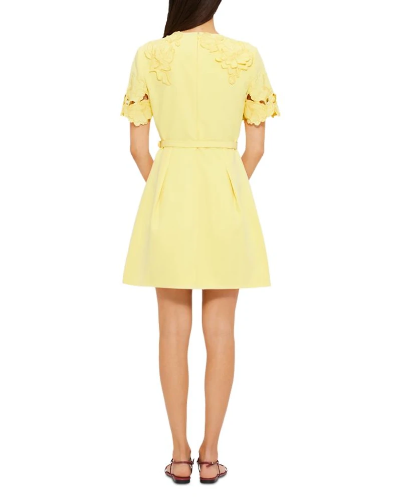 Aurelie Appliqué Mini Dress