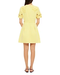 Aurelie Appliqué Mini Dress