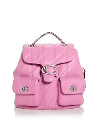 Tabby Quilted Leather Convertible Backpack