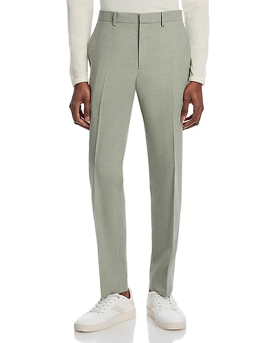Theory Mayer Melange Solid Slim Fit Suit Pants