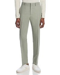 Theory Mayer Melange Solid Slim Fit Suit Pants