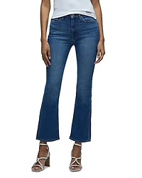 Hudson Barbara High Rise Bootcut Crop Jeans